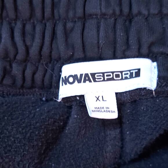 Nova Sport Tyson Joggers Mens XL Black Elastic Band with Draw String - Picture 4 of 8